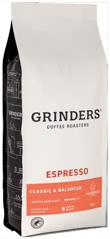 IGA Grinders Coffee Beans or Ground Coffee 1kg Selected Varieties offer