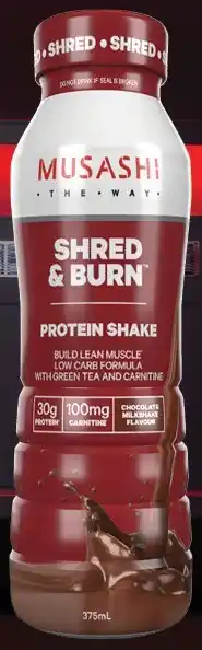 IGA Musashi Protein Shake 375mL Selected Varieties offer