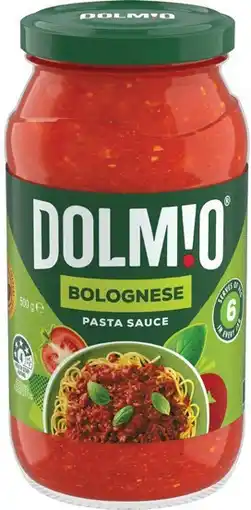 IGA Dolmio Pasta Sauce 490‑500g Selected Varieties offer