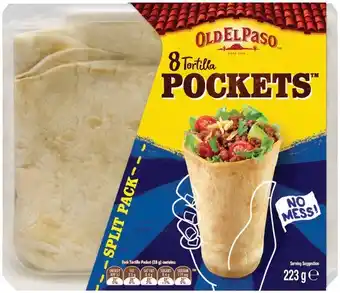 IGA Old El Paso Tortilla Pockets 223g offer