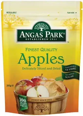 IGA Angas Park Dried Apples 200g offer