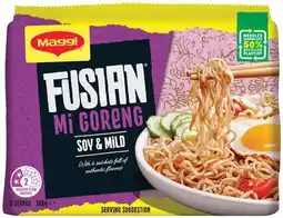 IGA Maggi 2 Minute Noodles or Fusian 5 Pack Selected Varieties offer