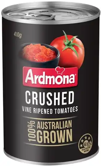 IGA Ardmona Canned Tomatoes 400-410g Selected Varieties offer