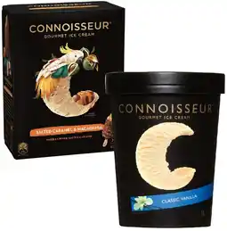 IGA Connoisseur Gourmet Ice Cream 4-6 Pack or 1 Litre Selected Varieties offer