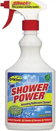 IGA OzKleen Shower Power Citrus Bathroom Cleaner 500mL offer