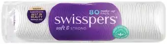 IGA Swisspers Make‑up Pads 80 Pack offer