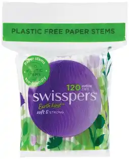 IGA Swisspers Cotton Tips 120 Pack offer