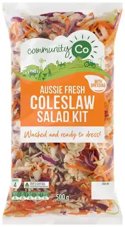 IGA Community Co Coleslaw Salad Kit 500g offer