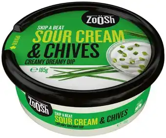 IGA ZoOSh Dip 185g Selected Varieties offer