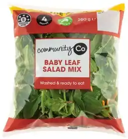 IGA Community Co Baby Leaf Salad Mix 260g offer