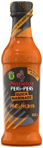 IGA Nando’s Peri-Peri 262g or Lemon & Herb Marinade 260g offer