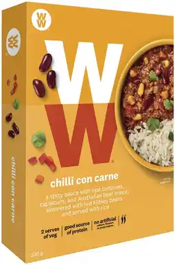 IGA Weight Watchers Chilli Con Carne 330g offer