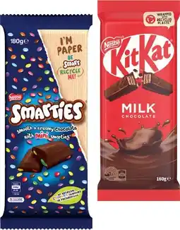 IGA Nestlé Chocolate Block 118‑180g Selected Varieties offer