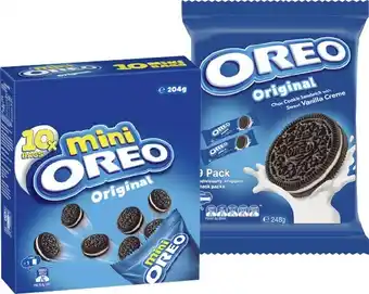 IGA Oreo Original 248g or Oreo Mini 204g Selected Varieties offer