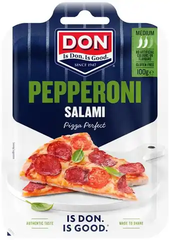 IGA Don Sliced Pepperoni Salami 100g offer