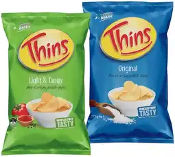 IGA Thins Chips 175g Selected Varieties offer