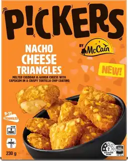 IGA McCain Pickers 230g or Picker Onion Rings 350g Selected Varieties offer