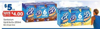 Foodland Sanitarium Up & Go 6x250ml offer