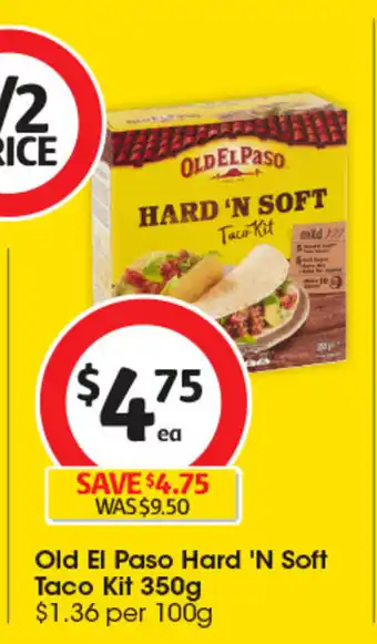 Coles Old El Paso Hard 'N Soft Taco Kit offer