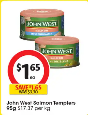 Coles John West Salmon Tempters offer