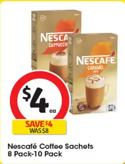 Coles Nescafé Coffee Sachets offer