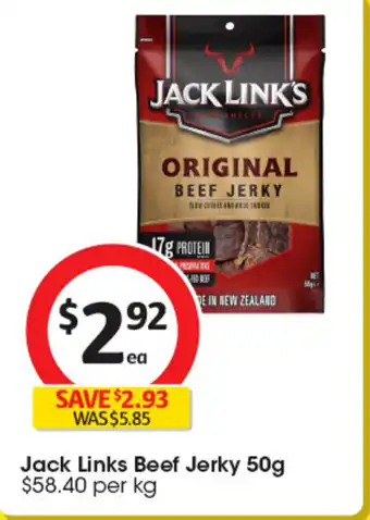 Coles Jack Links Beef Jerky offer