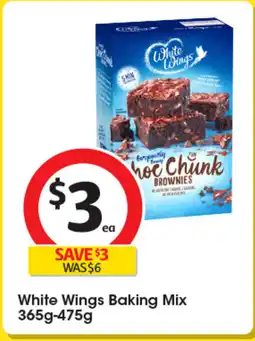 Coles White Wings Baking Mix offer