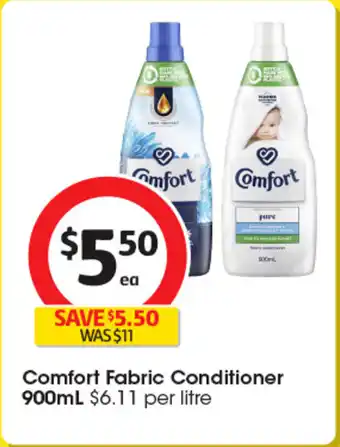 Coles Comfort Fabric Conditioner offer