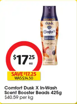 Coles Comfort Dusk X In-Wash Scent Booster Beads offer