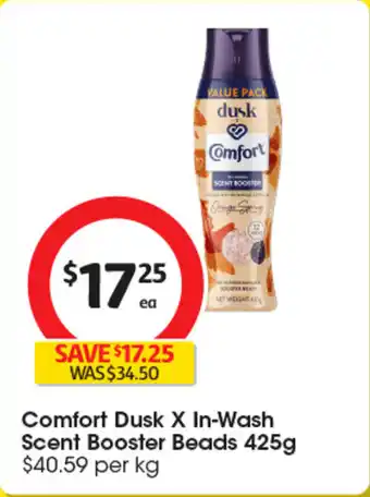 Coles Comfort Dusk X In-Wash Scent Booster Beads offer