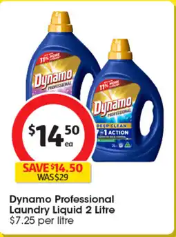 Coles Dynamo Professional Laundry Liquid offer