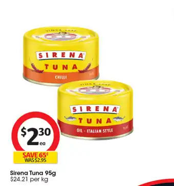 Coles Sirena Tuna offer