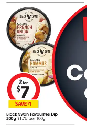 Coles Black Swan Favourites Dip offer