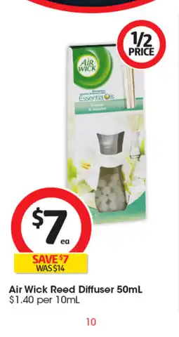 Coles Air Wick Reed Diffuser offer