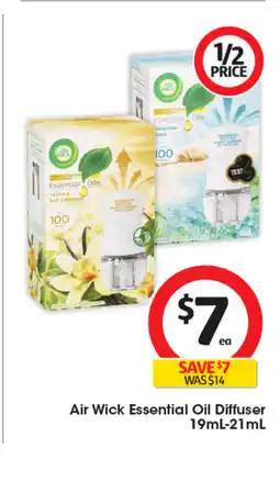 Coles Air Wick Essential Oil Diffuser offer