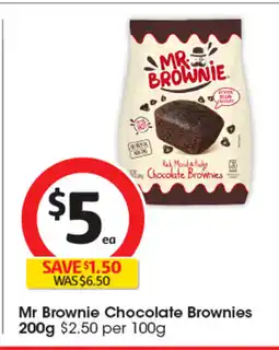 Coles Mr Brownie Chocolate Brownies offer