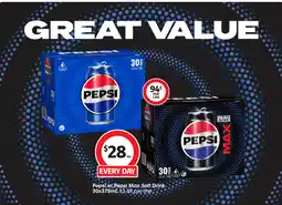 Coles Pepsi or Pepsi Max Soft Drink offer