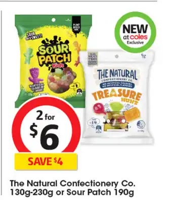 Coles The Natural Confectionery Co.  or Sour Patch offer