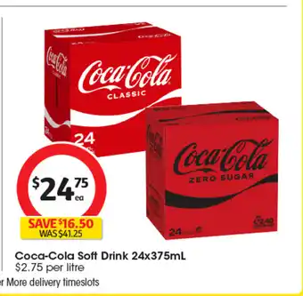 Coles Coca-Cola Soft Drink offer