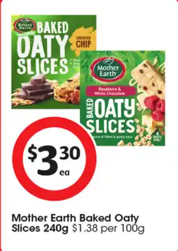 Coles Mother Earth Baked Oaty Slices offer