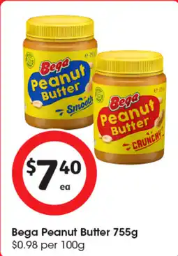 Coles Bega Peanut Butter offer