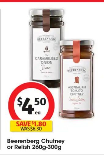 Coles Beerenberg Chutney or Relish offer