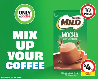 Coles Milo Mocha offer