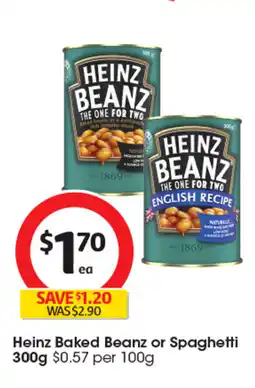 Coles Heinz Baked Beanz or Spaghetti offer