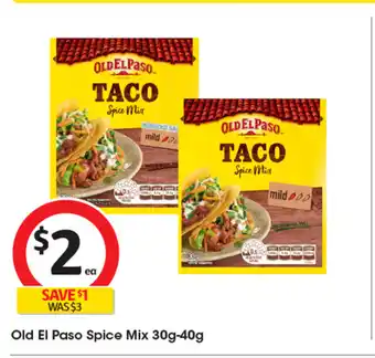 Coles Old El Paso Spice Mix offer