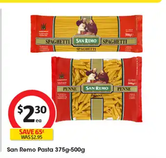 Coles San Remo Pasta offer