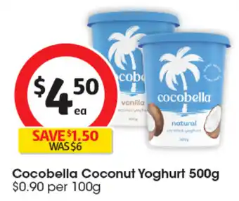 Coles Cocobella Coconut Yoghurt offer