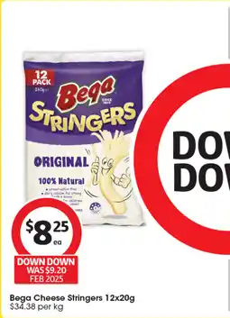 Coles Bega Cheese Stringers offer