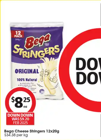 Coles Bega Cheese Stringers offer