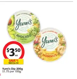 Coles Yumi's Dip offer